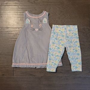 Boden kitty cat dress with pants